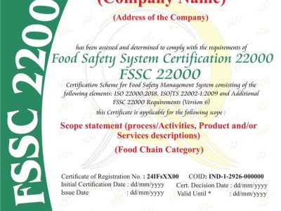 FSSC 22000 Certification for Food Safety and Global Compliance
