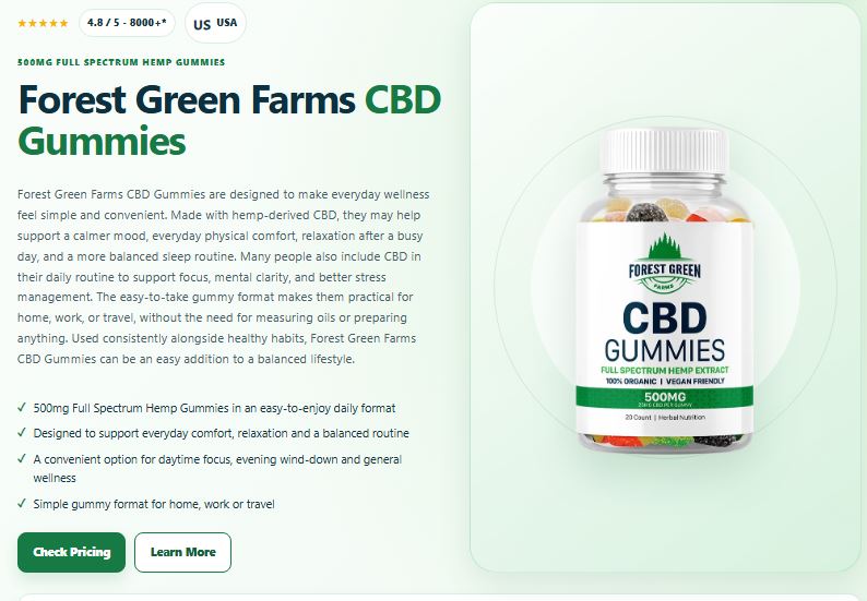 Forest Green Farms Gummies Review: Everything You Need to Know