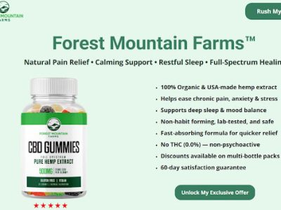Forest Green Farms CBD Gummies: Start Feeling Better Today! {Official News}