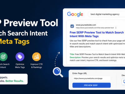 Free SERP Preview Tool to Match Search Intent With Meta Tags