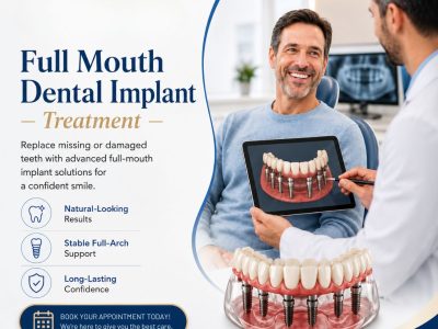 Full Mouth Dental Implants Near Me for Complete Smile Restoration