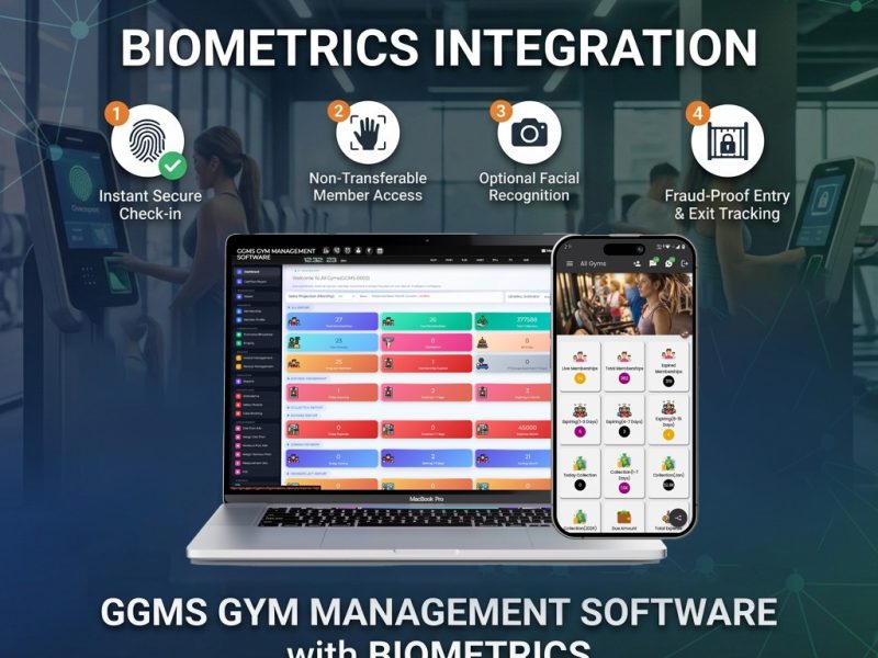 GGMS Gym Management Software with Biometrics Integration