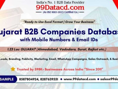 Get List of 1 Lac+ Companies in Gujarat with Verified B2B Data