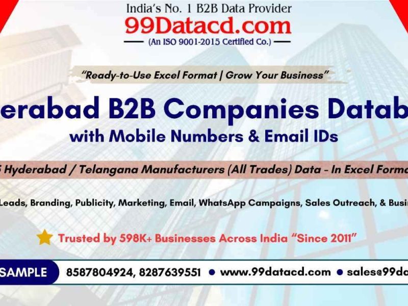Download Hyderabad Companies List – Business Leads Ready