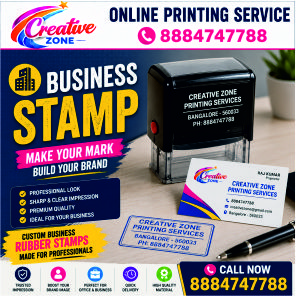 Online Service Rubber Stamp | Delivery same day | Online Service | Rubber Stamp | 501