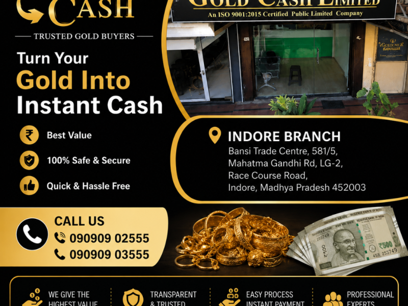 Best Gold Buyers in Indore - Gold Cash Limited