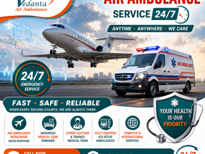 Budget-Friendly Vedanta Air Ambulance Services in Kolkata