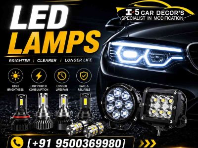 Top-Quality LED Lamps for Vehicles in Coimbatore | i5 Car Decors