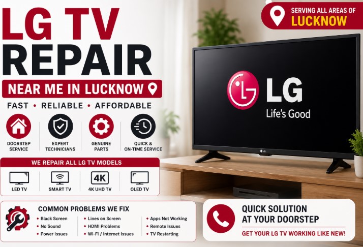 LG LED & Smart TV Repair Near Me in Lucknow | Trusted Technicians