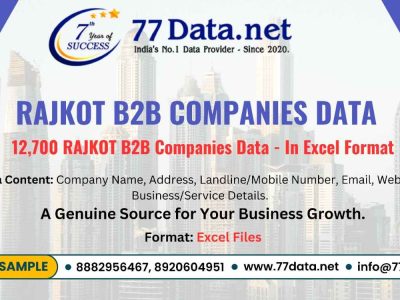 Get List of 12000+ Companies in Rajkot with Free Sample