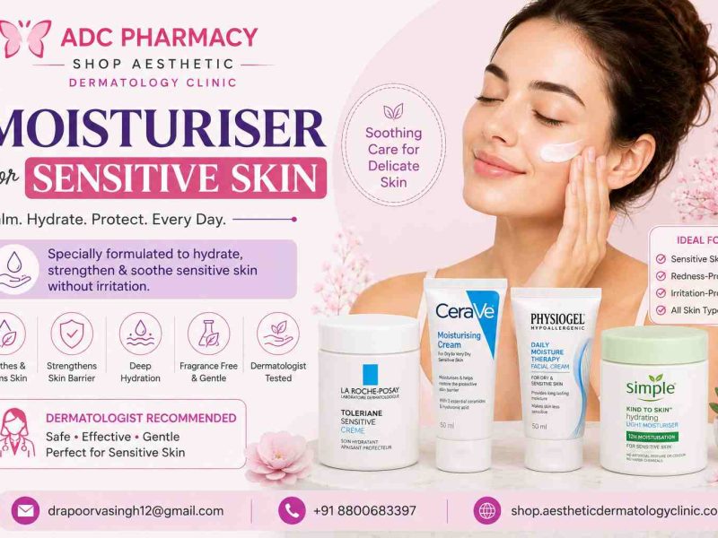 Moisturiser for Sensitive Skin | Shop Aesthetic Dermatology Clinic