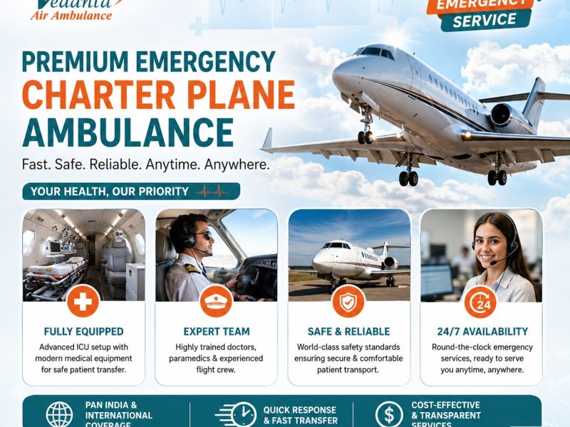 Get Medical Care with Vedanta Air Ambulance in Mumbai