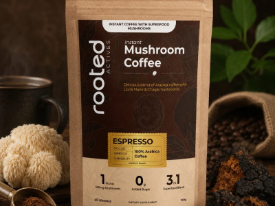 Mushroom Coffee | Lion's Mane & Chaga Arabica Blend