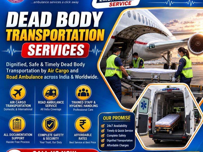 Panchmukhi Body Freezer Box Transportation in Vellore- a fully equipped mortuary ambulance