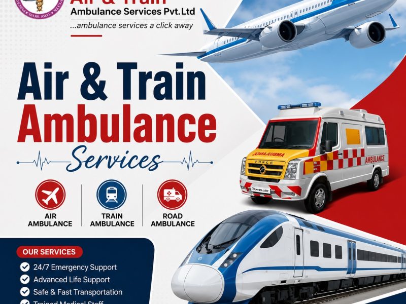 Panchmukhi Hi Tech Train Ambulance in Ranchi- Comfortable Health Journey as per your convenience