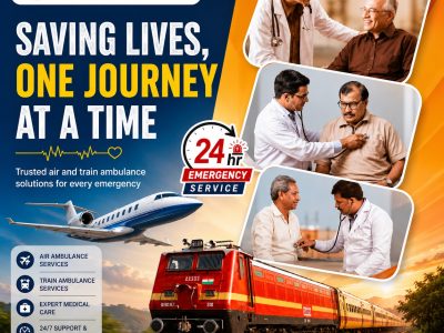 Panchmukhi Train Ambulance in Guwahati- Safe and Reliable Medical Transfers