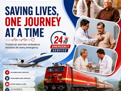 Panchmukhi ICU Train Ambulance in Guwahati- Cost effective service available 24X7