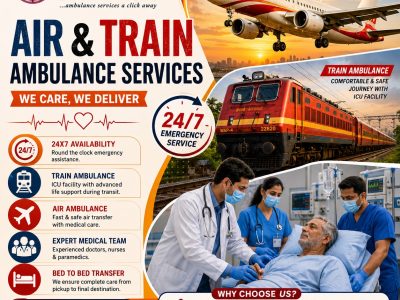 Panchmukhi Train Ambulance from Guwahati- Affordable Alternative for Long Journeys