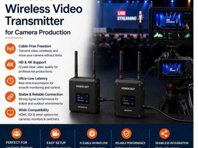 Professional Wireless Video Transmitter for Camera Production