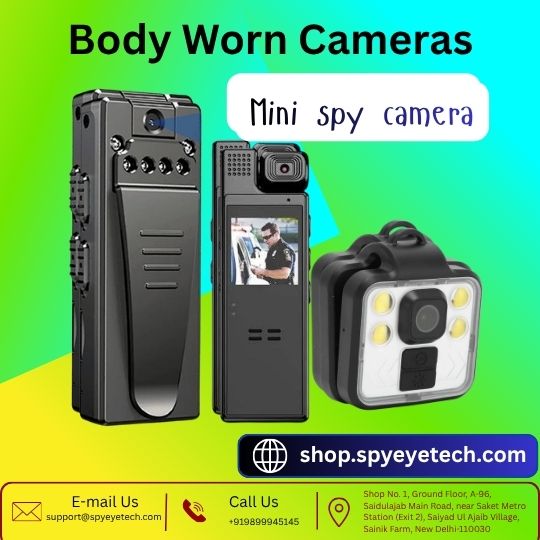 Buy a Body-Worn Camera with GPS Tracking for Professional Use