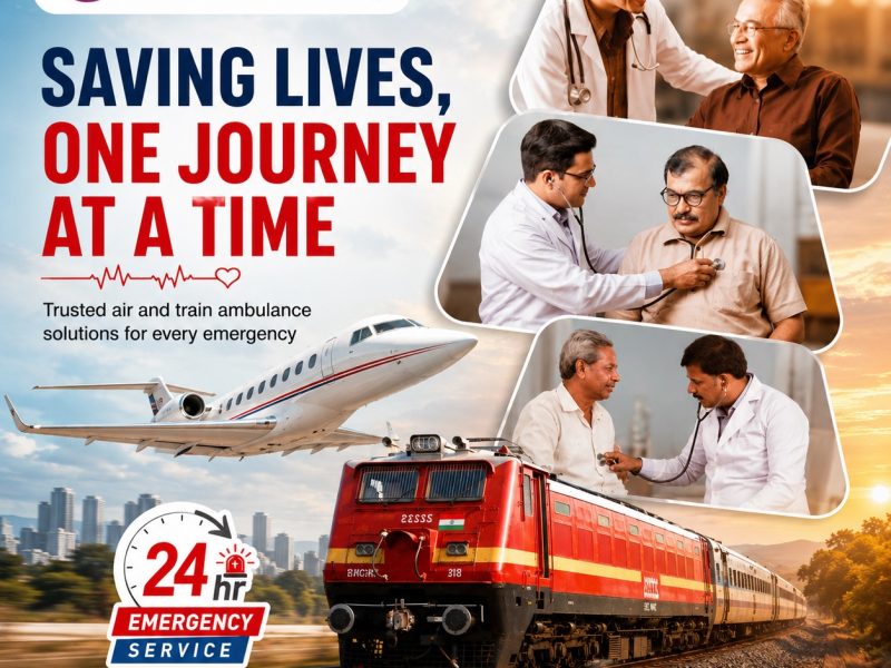 Panchmukhi Affordable Train Ambulance in Delhi- Nationwide Train Ambulance booking and transfer