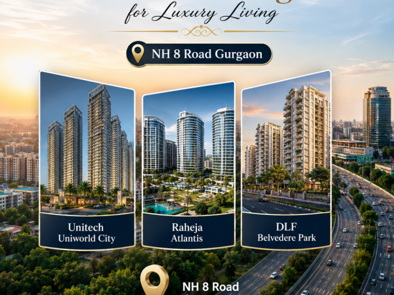 Residential Properties on NH 8 Road Gurgaon for Better Location Choice