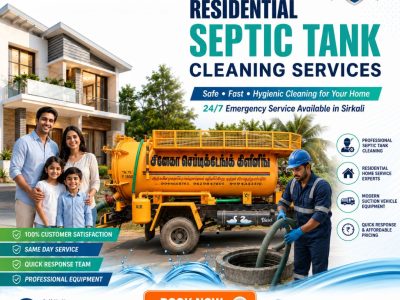 Residential Septic Tank Cleaning Service in Sirkali