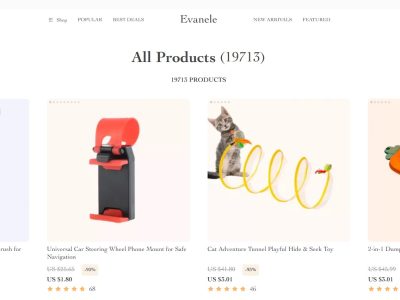 evanele.com get 15% OFF on all products.