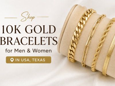 Shop 10k Gold Bracelets for Men & Women in Usa,Texas – Goldenlinq