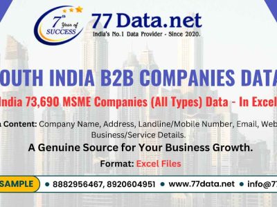 Get 73000+ South India MSME Companies List with Free Sample