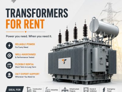 Transformers for Rent for Temporary Power Needs