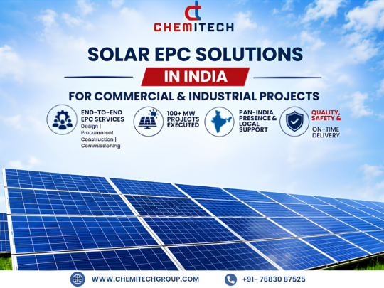 Solar EPC Solutions in India for Commercial & Industrial Projects