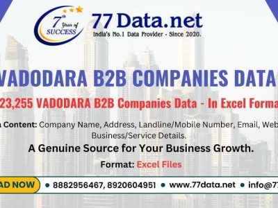 Get List of 23000+ Companies in Vadodara with Free Sample