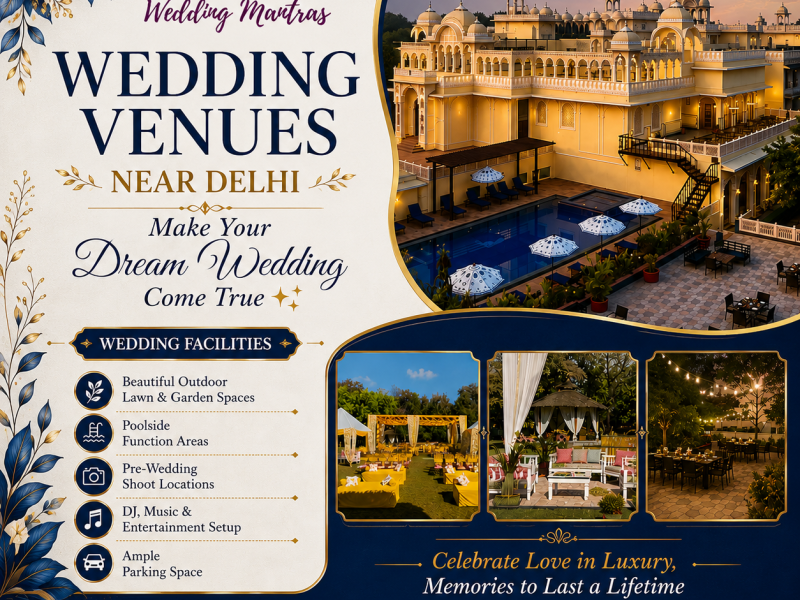 Destination Wedding Venues Near Delhi for Your Dream Wedding