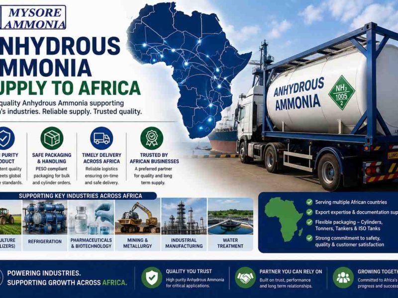 Buy Anhydrous Ammonia for African Industries – Order Today