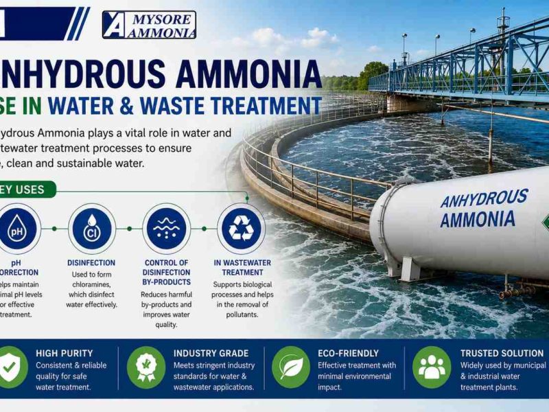 Get Reliable Anhydrous Ammonia for Wastewater Treatment Today