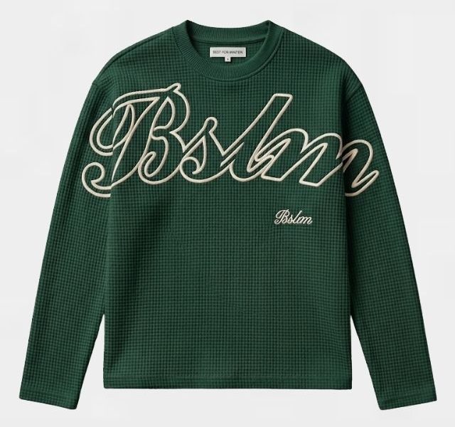 bslm clothing graphic blanked hoodie