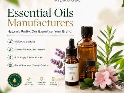 Essential Oil Manufacturers Premium Quality by Aromaaz International