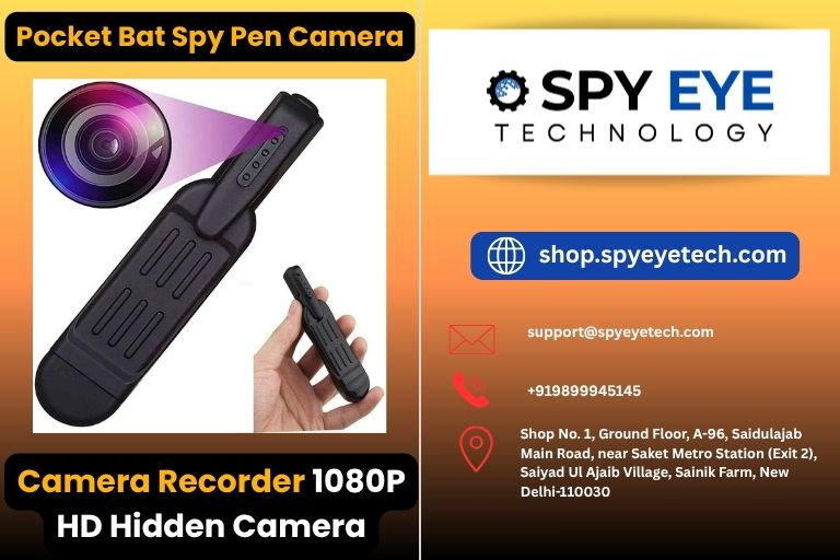 Top Spy Camera Dealers in Gurgaon for Pocket Bat Spy Pen Camera