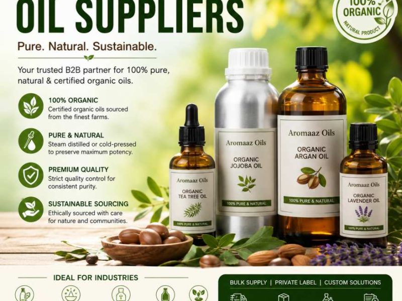 Organic Oil Suppliers | Bulk & Wholesale