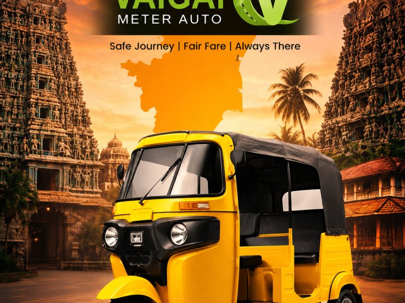 Professional Madurai Meter Auto Online Booking | Vaigai Meter Auto