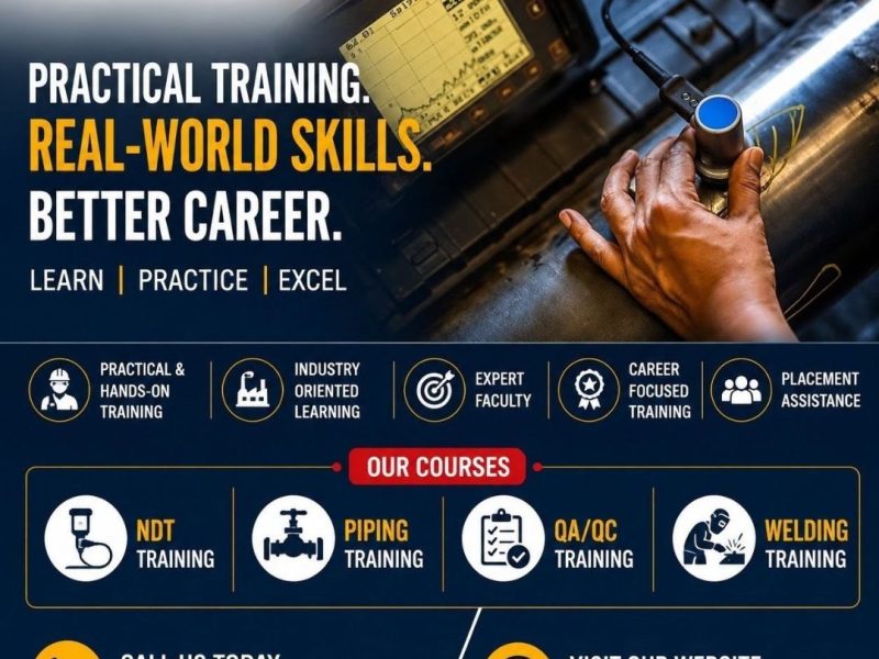 Develop Modern Inspection Skills Through NDT Training in Varanasi