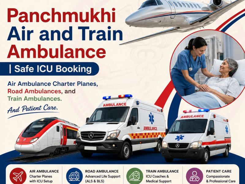 Panchmukhi ICU Air Ambulance in Chennai- Hospital Level Support in Your Service