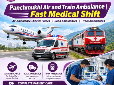 Panchmukhi ICU Air Ambulance from Thiruvananthapuram- Direct Access to Advanced Facilities