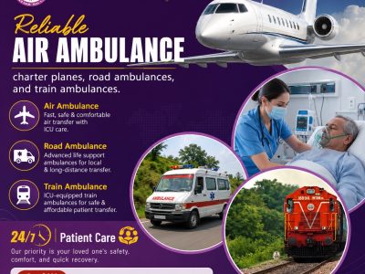 Panchmukhi Emergency Air Ambulance in Kolkata- Safe to undertake conventional transit