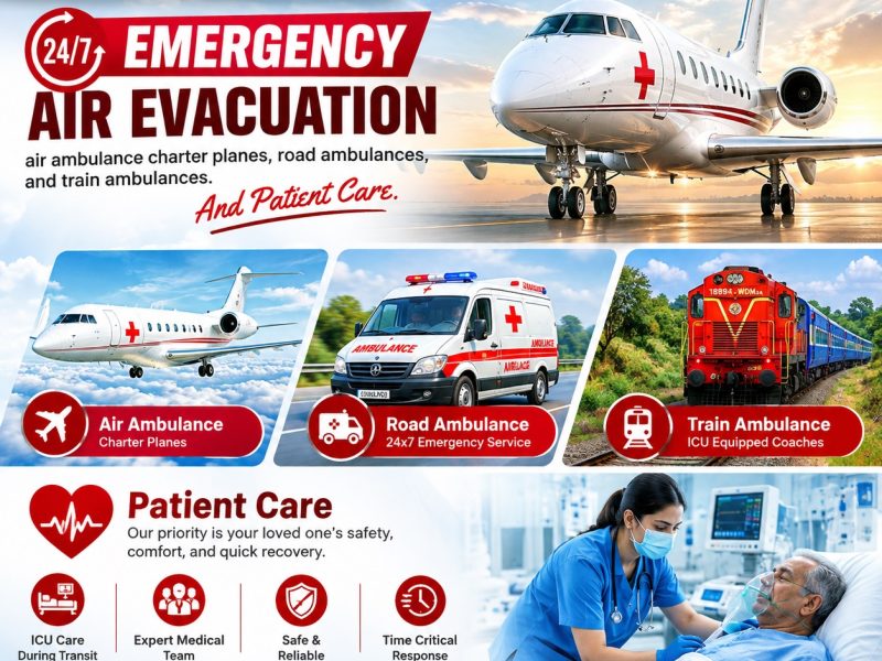 Panchmukhi Low Cost Air Ambulance in Hyderabad- cost efficiency maintained during booking