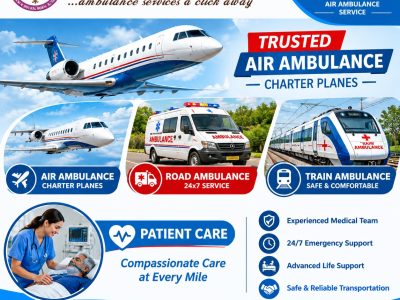 Panchmukhi Low Cost Air Ambulance in Chennai- highest level of efficiency maintained in transit