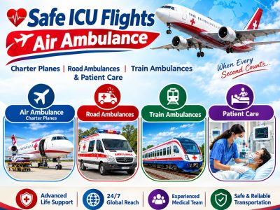 Panchmukhi ICU Air Ambulance from Mumbai- travel with minimal discomfort and chaos