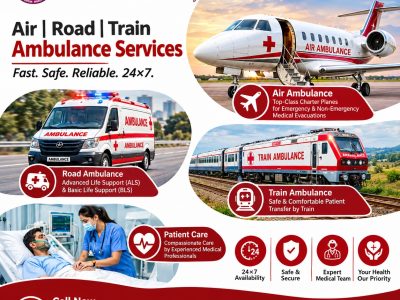 Panchmukhi Air Ambulance in Patna- Considered Best for Patient Transportation