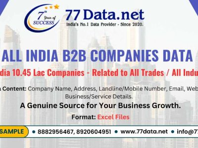 Get List of 10 Lac+ Companies All India with Free Sample